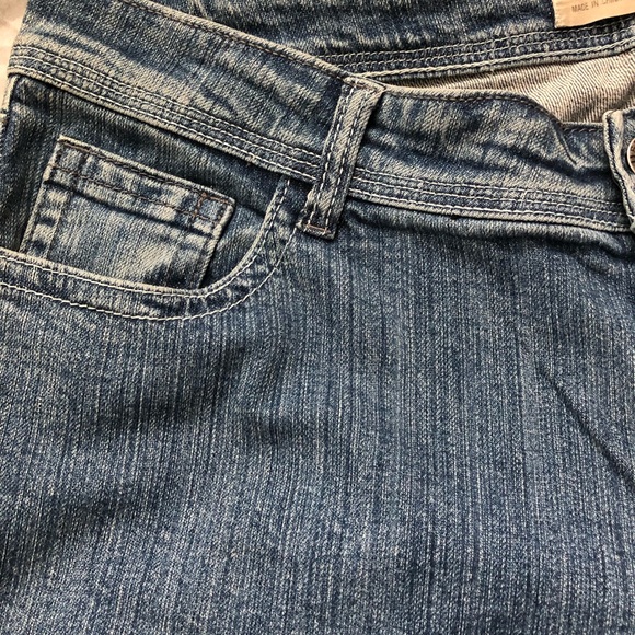 Denim Blue Women’s Jeans Buffalo Shop Stretch Stone wash low cut boot cut flare - Picture 7 of 12